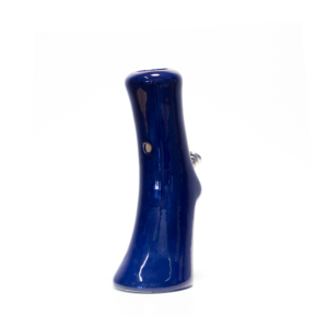 Shop Small Gripper Ceramic Bong - Blue (Green Leaf) in australian