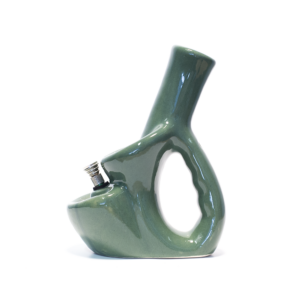 Shop Handle Ceramic Bong - Green in australian