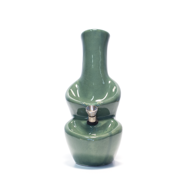 Shop Handle Ceramic Bong - Green in australian