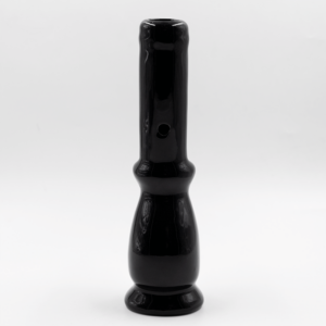 Shop Gripper Ceramic Bong - Black (Green Leaf) in australian