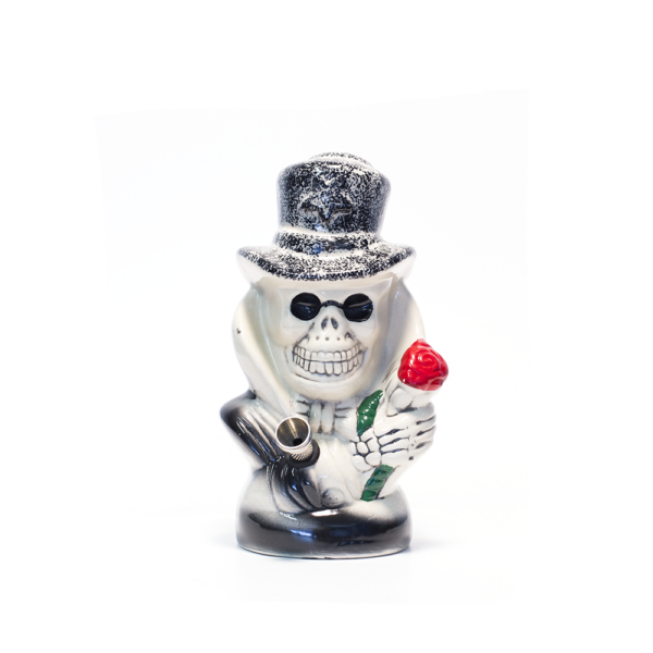 Shop Slash Skull Ceramic Bong - Black Hat in australian