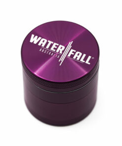 Shop Four-Part Aluminium Grinder with Removable Screen - Purple (50mm) in australian