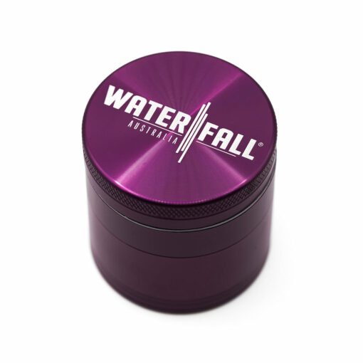 Shop Four-Part Aluminium Grinder with Removable Screen - Purple (50mm) in australian