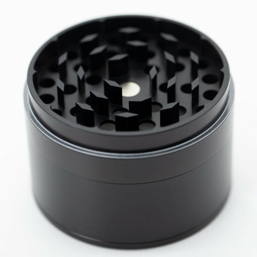 Shop Four-Part Aluminium Grinder - Gloss Black (75mm) in australian