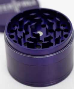 Shop Four-Part Aluminium Grinder - Gloss Blue (75mm) in australian