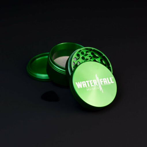 Shop Four-Part Aluminium Grinder - Gloss Green (75mm) in australian