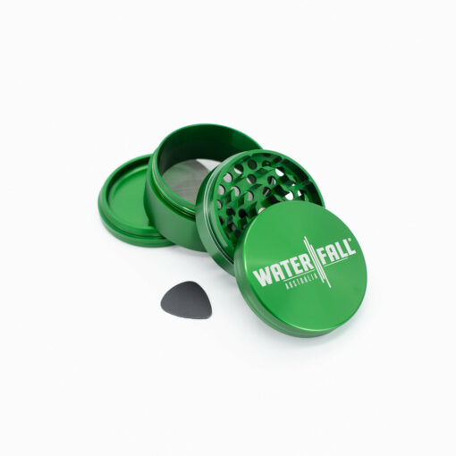 Shop Four-Part Aluminium Grinder - Gloss Green (75mm) in australian