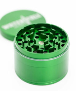 Shop Four-Part Aluminium Grinder - Gloss Green (75mm) in australian