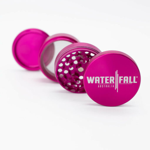 Shop Four-Part Aluminium Grinder - Gloss Pink (75mm) in australian