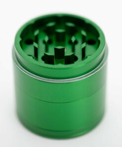 Shop Four-Part Aluminium Grinder with Removable Screen - Gloss Green (43mm) in australian