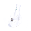 Shop Handle Ceramic Bong - White in australian