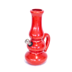 Shop Aladdin Triple Bubble Ceramic Bong - Red in australian