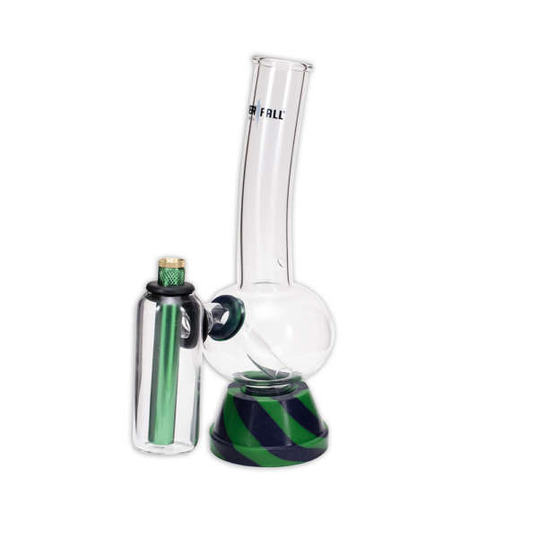 Shop Zap Squash Glass Bong - Blue & Green [Chamber] in australian