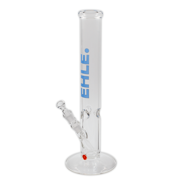 Shop EHLE - Ice Cylinder Glass Bong - Blue in australian