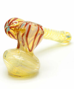 Shop WATERFALL - SIDE STEM CLEAR GLASS HAMMER PIPE in australian