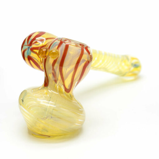 Shop WATERFALL - SIDE STEM CLEAR GLASS HAMMER PIPE in australian