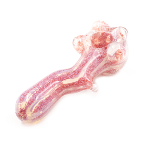 Shop Plumbus Bent Glass Pipe - Pink in australian