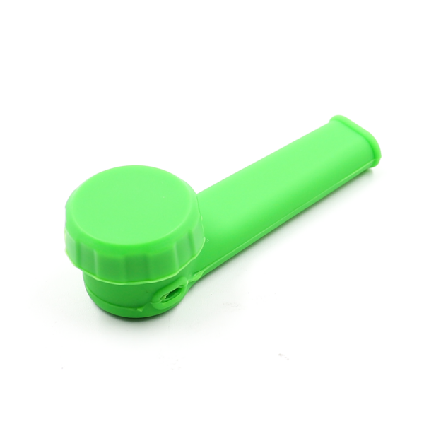 Shop PIPE - SILICONE WITH CAP GREEN in australian