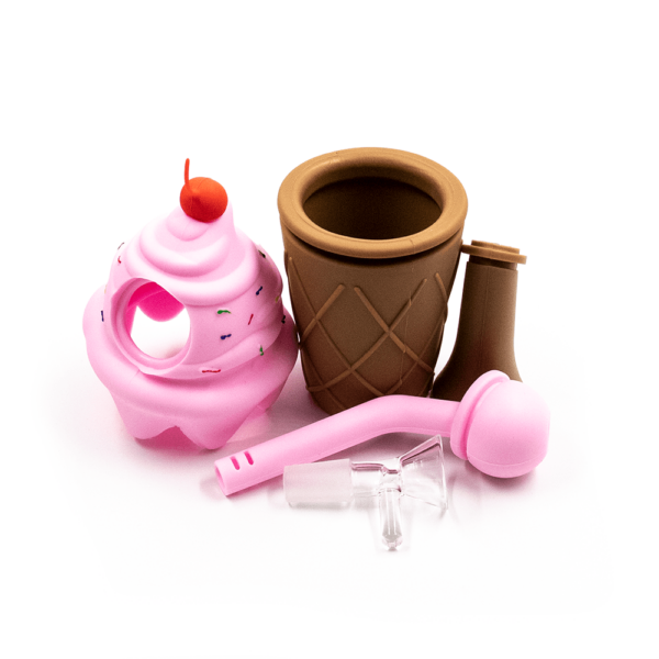 Shop Ice Cream Silicone Bong in australian