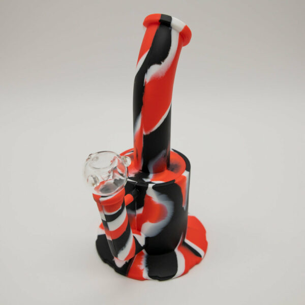 Shop Bender Silicone Bong - Black White Red in australian