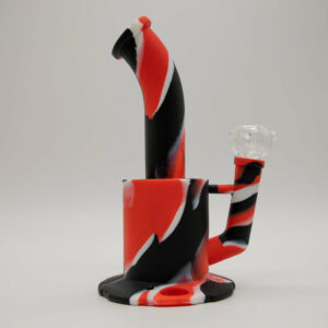 Shop Bender Silicone Bong - Black White Red in australian