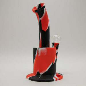 Shop Bender Silicone Bong - Black White Red in australian