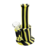 Shop Short Stack Silicone Bong - Black & Yellow in australian