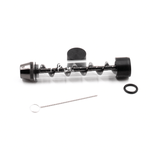 Shop PIPE- GLASS TWIST PIPE - BLACK in australian