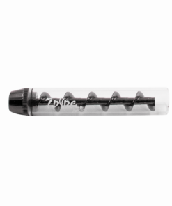 Shop PIPE- GLASS TWIST PIPE - BLACK in australian