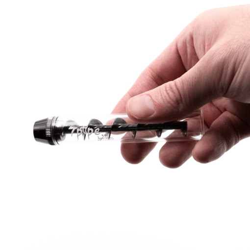 Shop PIPE- GLASS TWIST PIPE - BLACK in australian