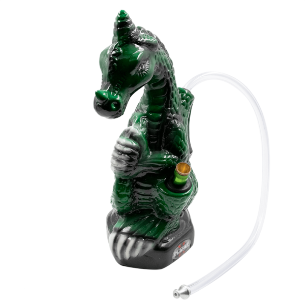 Shop Dragon Ceramic Hose Bong - Green in australian