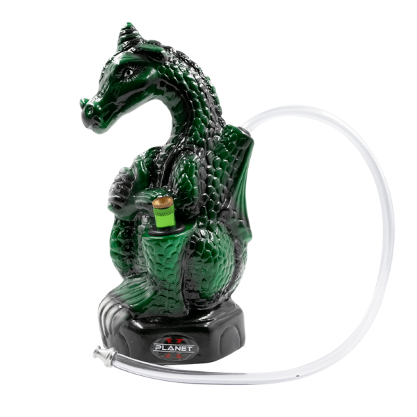 Shop Dragon Ceramic Hose Bong - Green in australian