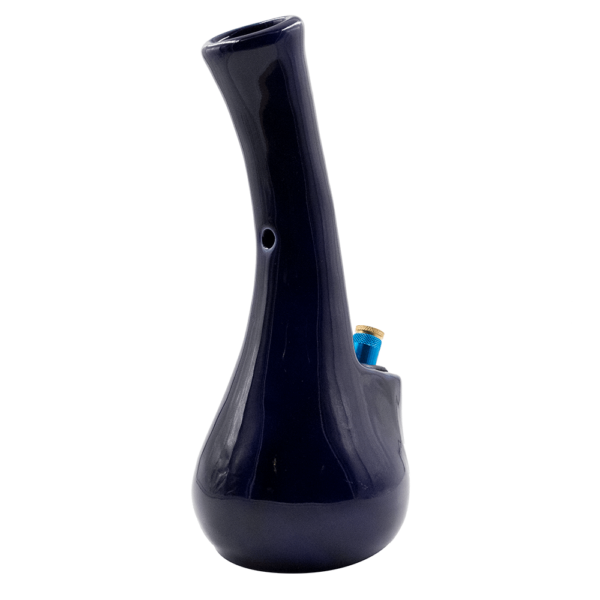 Shop Curved Beaker Ceramic Bong - Blue in australian