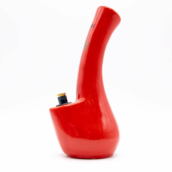 Shop Curved Beaker Ceramic Bong - Red in australian