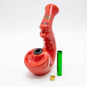 Shop Sherlock Gripper Ceramic Bong - Red in australian