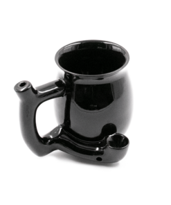 Shop Coffee Mug Black Ceramic Pipe in australian