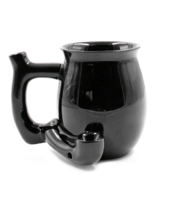 Shop Coffee Mug Black Ceramic Pipe in australian