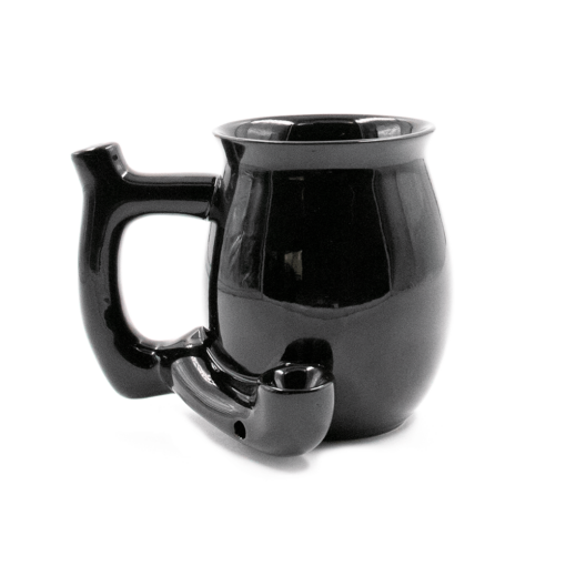 Shop Coffee Mug Black Ceramic Pipe in australian