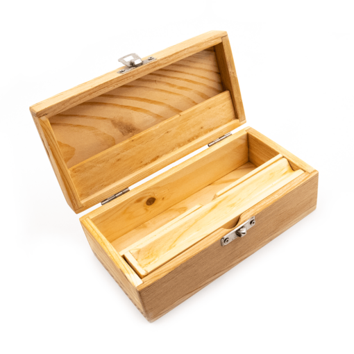 Shop Waterfall Recycled Wood Rolling Box - Medium in australian