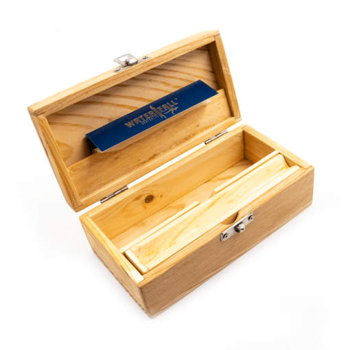 Shop Waterfall Recycled Wood Rolling Box - Medium in australian