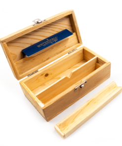 Shop Waterfall Recycled Wood Rolling Box - Medium in australian