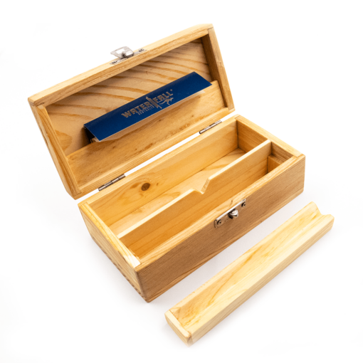 Shop Waterfall Recycled Wood Rolling Box - Medium in australian