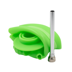 Shop Skull Silicone Bong - Green Glow in australian