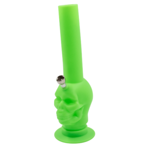 Shop Skull Silicone Bong - Green Glow in australian