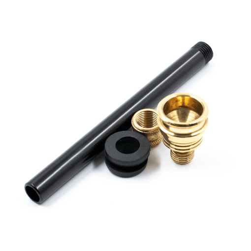 Shop Standard Anodised Brass Screw-In Cone & Collar Stem Kit in australian