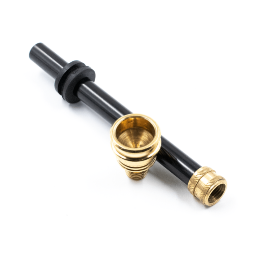 Shop Standard Anodised Brass Screw-In Cone & Collar Stem Kit in australian