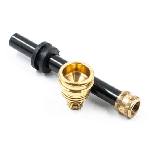 Shop Standard Anodised Brass Screw-In Cone & Collar Stem Kit in australian