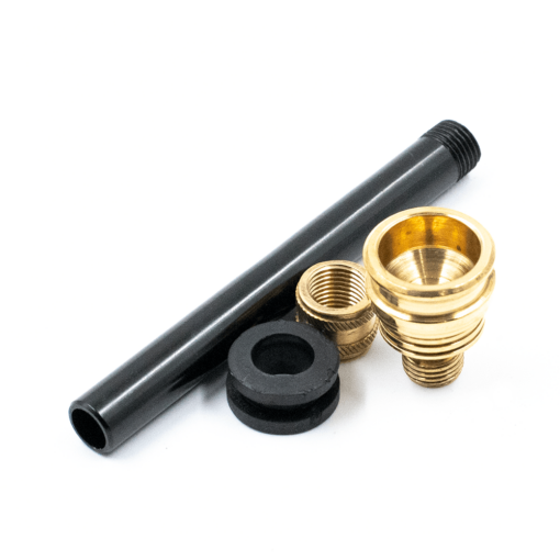 Shop Standard Anodised Brass Screw-In Cone & Collar Stem Kit in australian