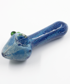 Shop GLASS PIPE-SEA MUSHROOM WHITE/BLUE MIX #19 in australian