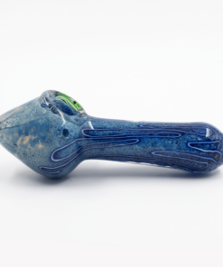 Shop GLASS PIPE-SEA MUSHROOM WHITE/BLUE MIX #19 in australian